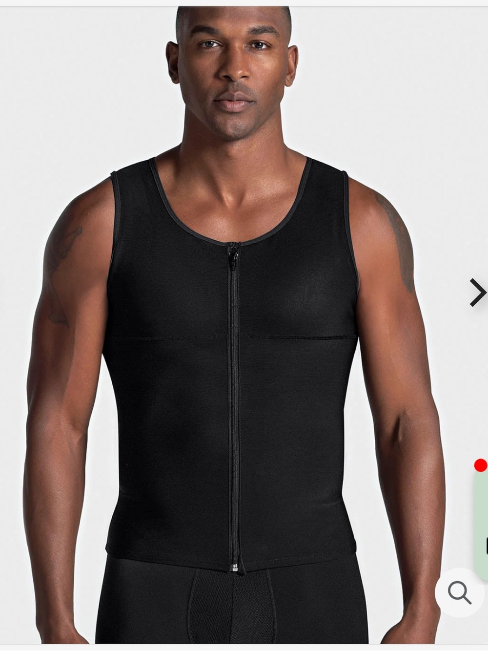 Leonisa Leo Men's Firm Compression Post-Surgical Shaper Vest Size XXL